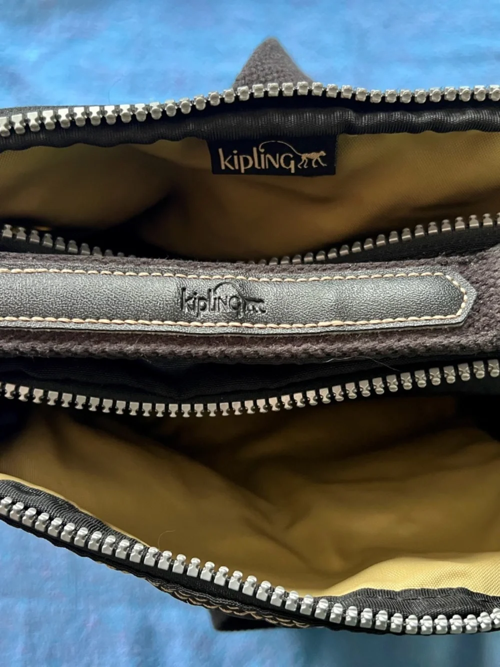 Kipling Women's Black Crossbody Mini Bag Adjustable Straps Vegan Travel Backpack